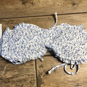 Hollister | Blue Floral Bikini Top